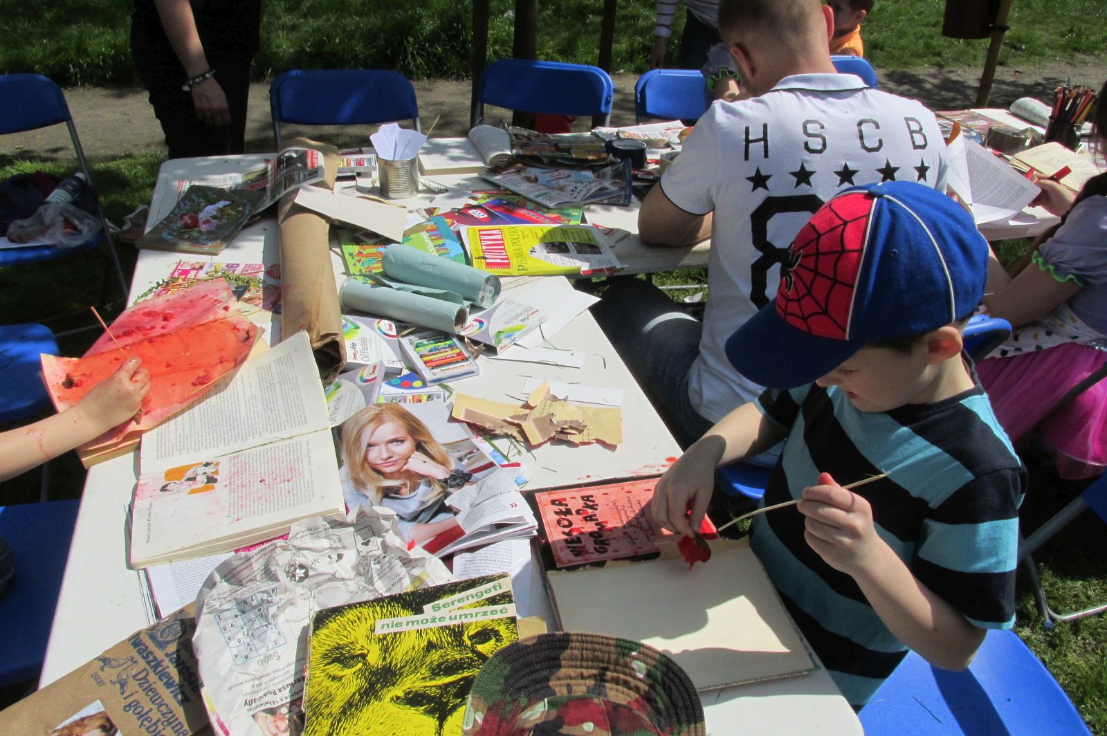 Wiele atrakcji podczas pikniku familijnego z książką