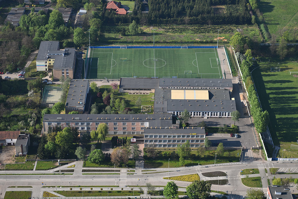 Legnica w porannym, majowym słońcu z lotu ptaka cz.2