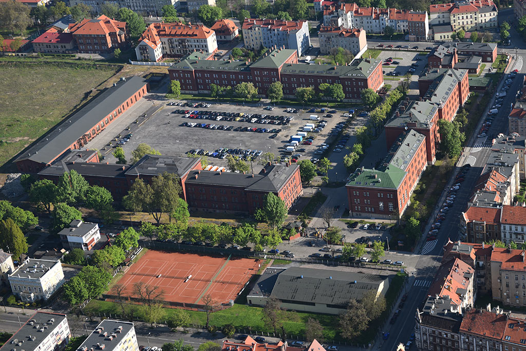 Legnica w porannym, majowym słońcu z lotu ptaka cz.2