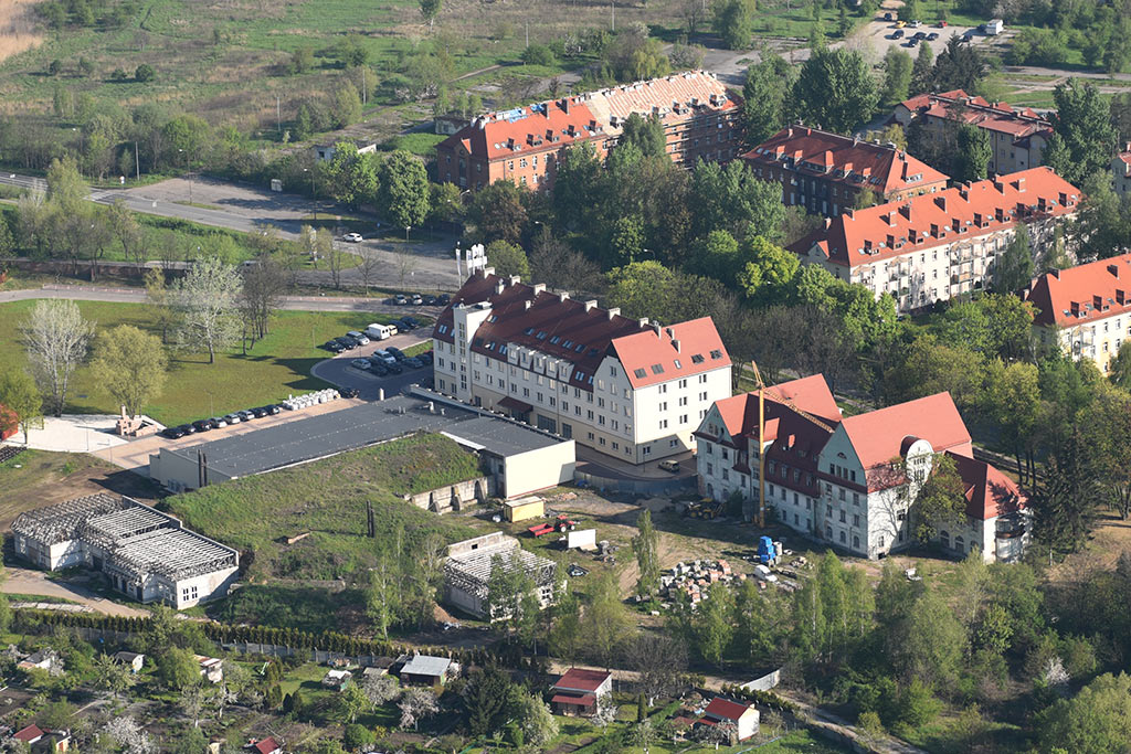 Legnica w porannym, majowym słońcu z lotu ptaka cz.2