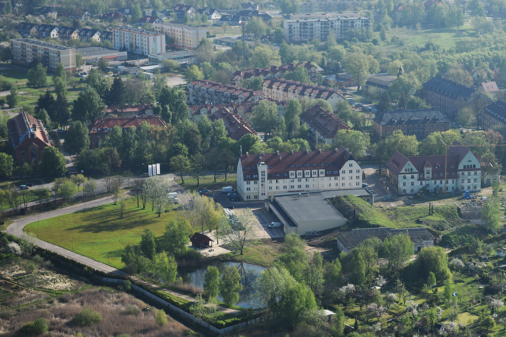 Legnica w porannym, majowym słońcu z lotu ptaka cz.2