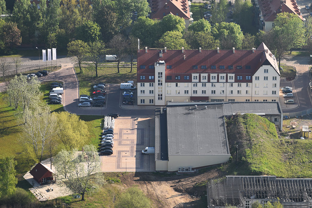 Legnica w porannym, majowym słońcu z lotu ptaka cz.2