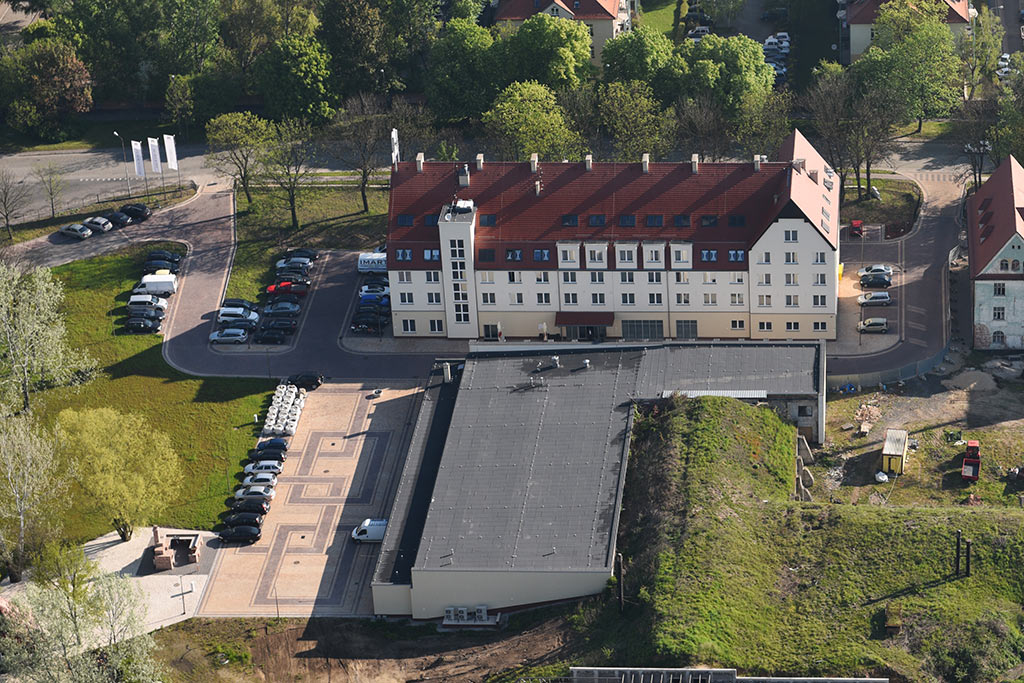 Legnica w porannym, majowym słońcu z lotu ptaka cz.2