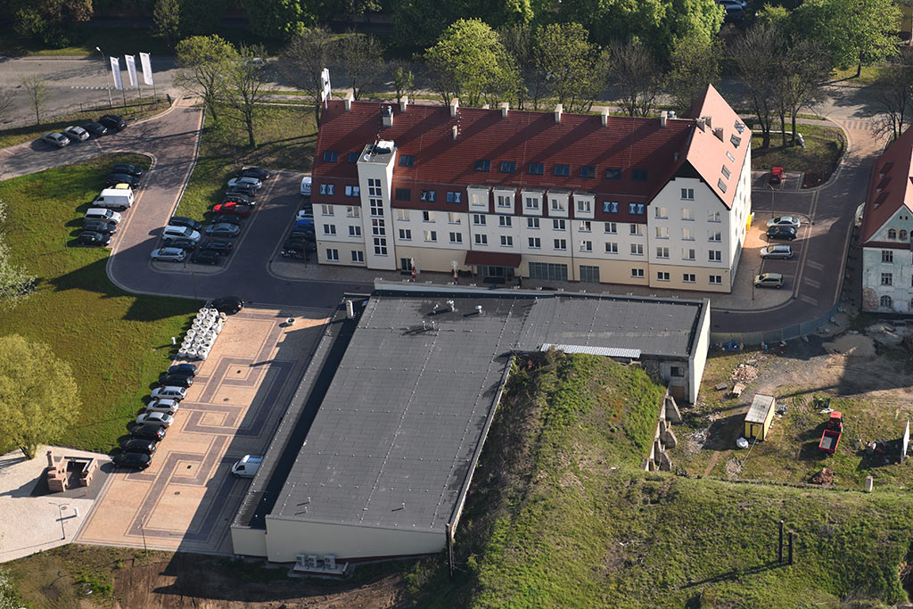 Legnica w porannym, majowym słońcu z lotu ptaka cz.2
