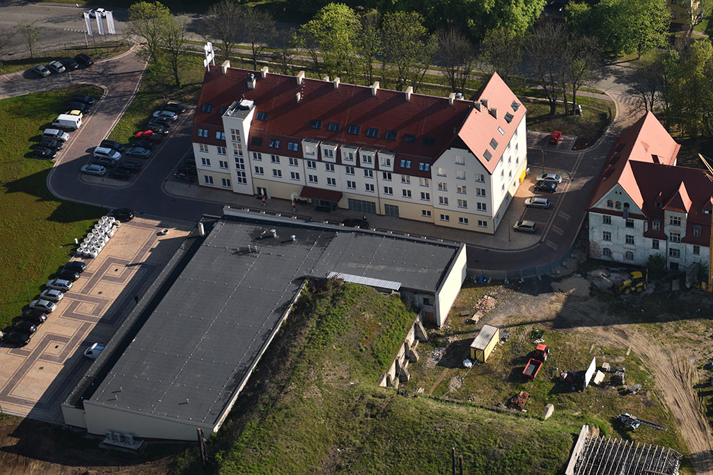 Legnica w porannym, majowym słońcu z lotu ptaka cz.2