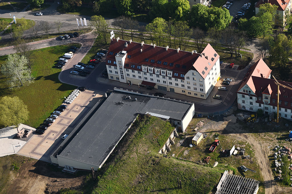 Legnica w porannym, majowym słońcu z lotu ptaka cz.2