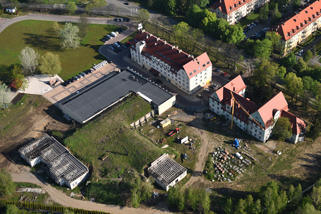 Legnica w porannym, majowym słońcu z lotu ptaka cz.2