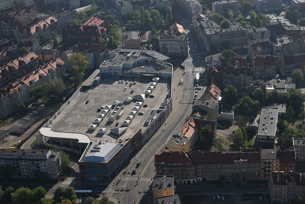 Legnica w porannym, majowym słońcu z lotu ptaka cz.2