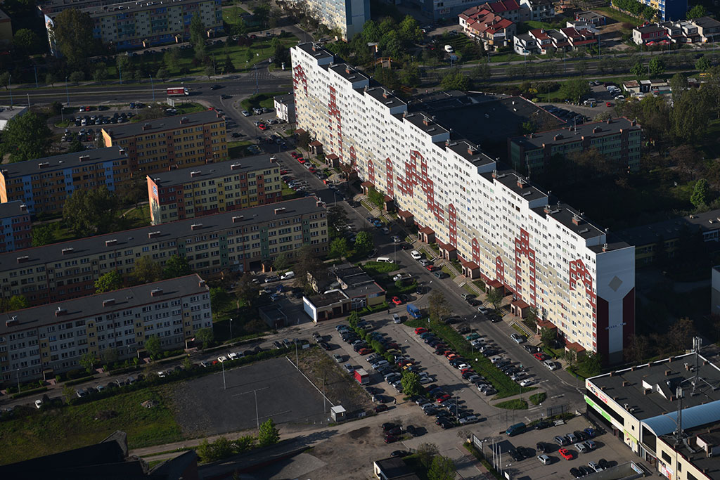 Legnica w porannym, majowym słońcu z lotu ptaka cz.1