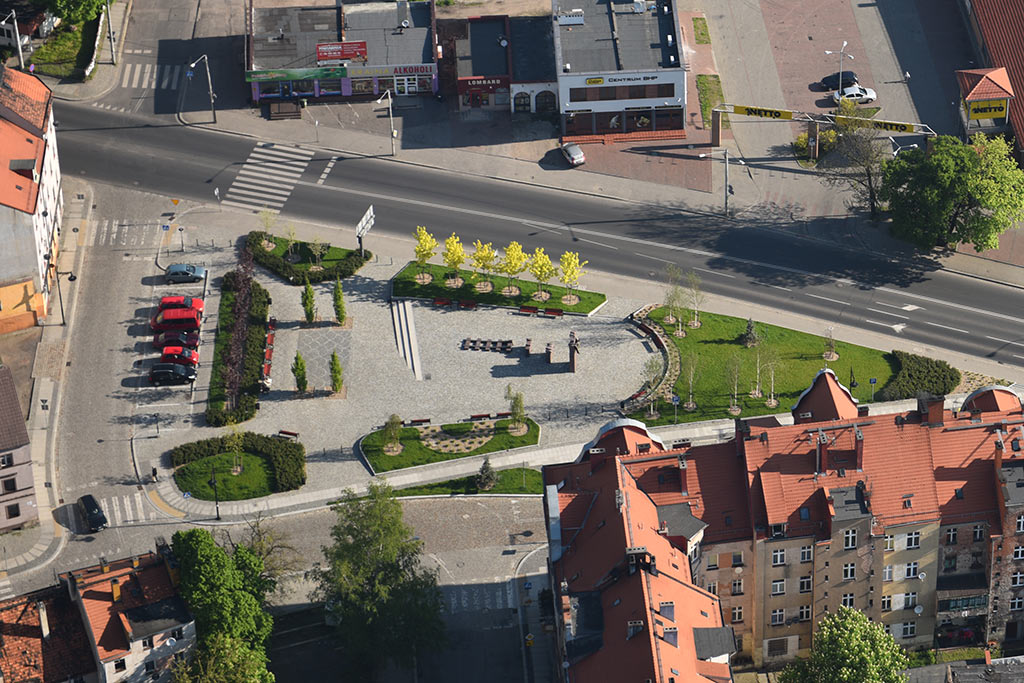 Legnica w porannym, majowym słońcu z lotu ptaka cz.2