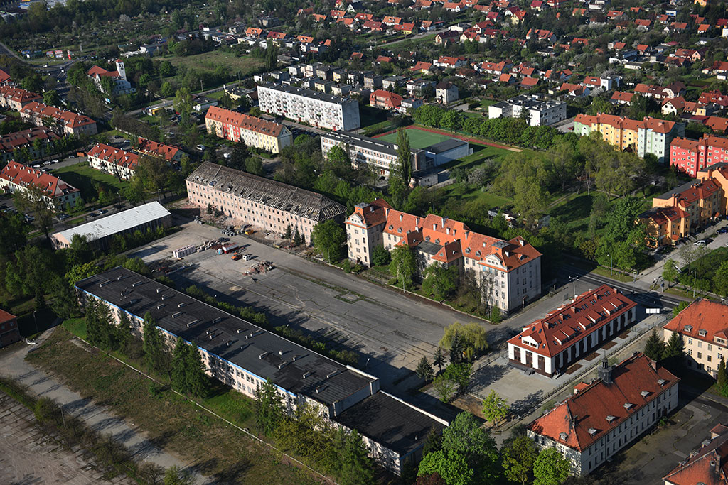 Legnica w porannym, majowym słońcu z lotu ptaka cz.1