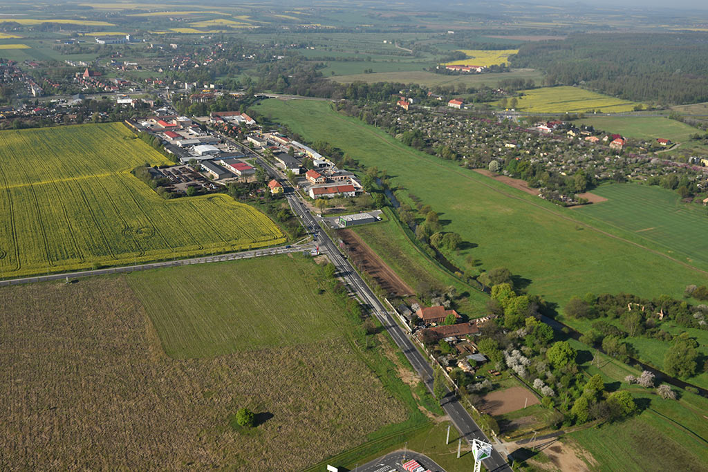 Legnica w porannym, majowym słońcu z lotu ptaka cz.2