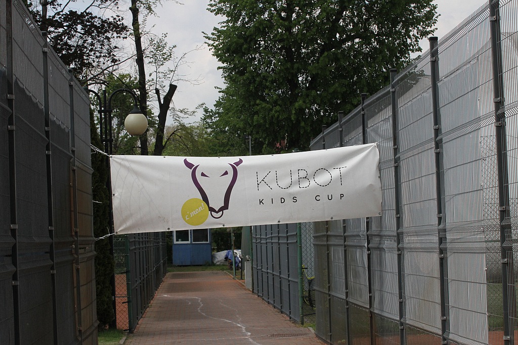 Łukasz Kubot był gościem dziecięcego turnieju tenisowego