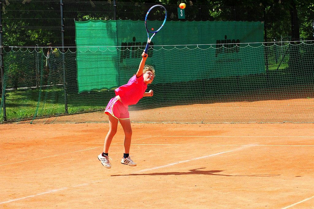 Łukasz Kubot był gościem dziecięcego turnieju tenisowego