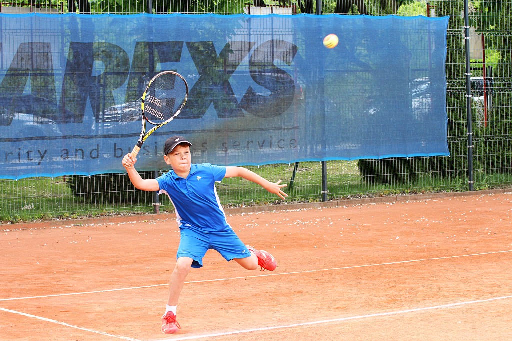 Łukasz Kubot był gościem dziecięcego turnieju tenisowego