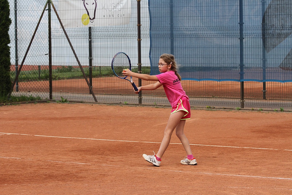 Łukasz Kubot był gościem dziecięcego turnieju tenisowego