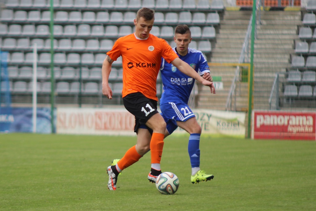 Rezerwy Zagłębia wygrały z rezerwami Miedzi Legnica