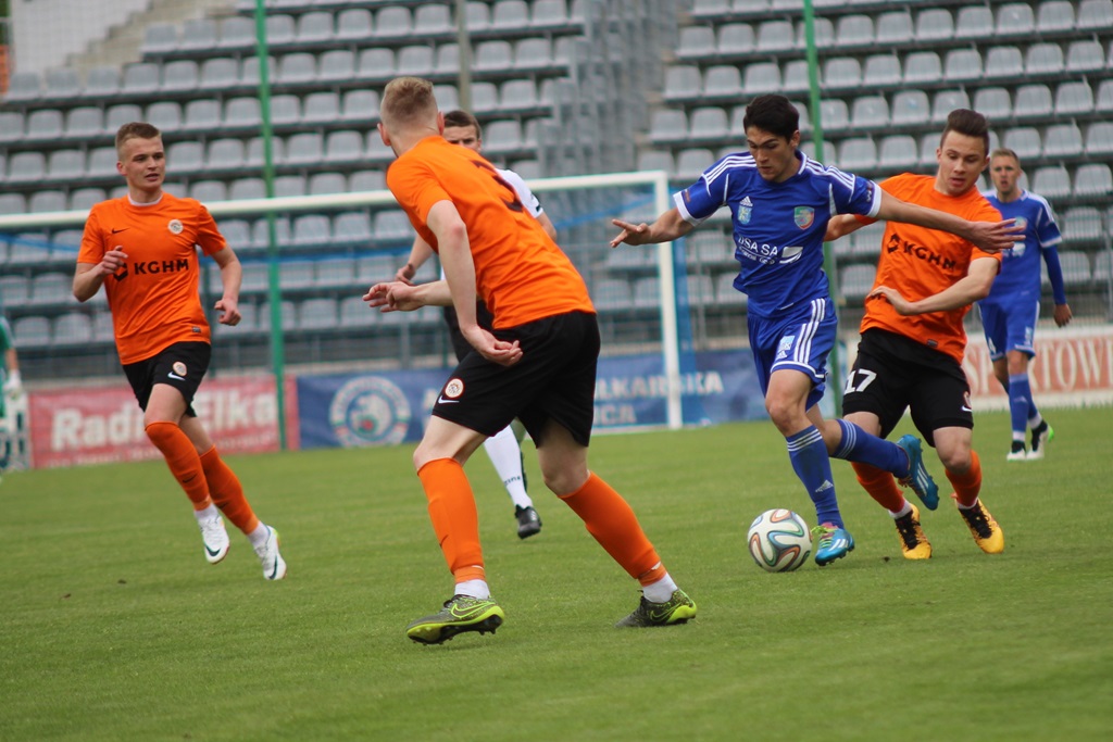 Rezerwy Zagłębia wygrały z rezerwami Miedzi Legnica