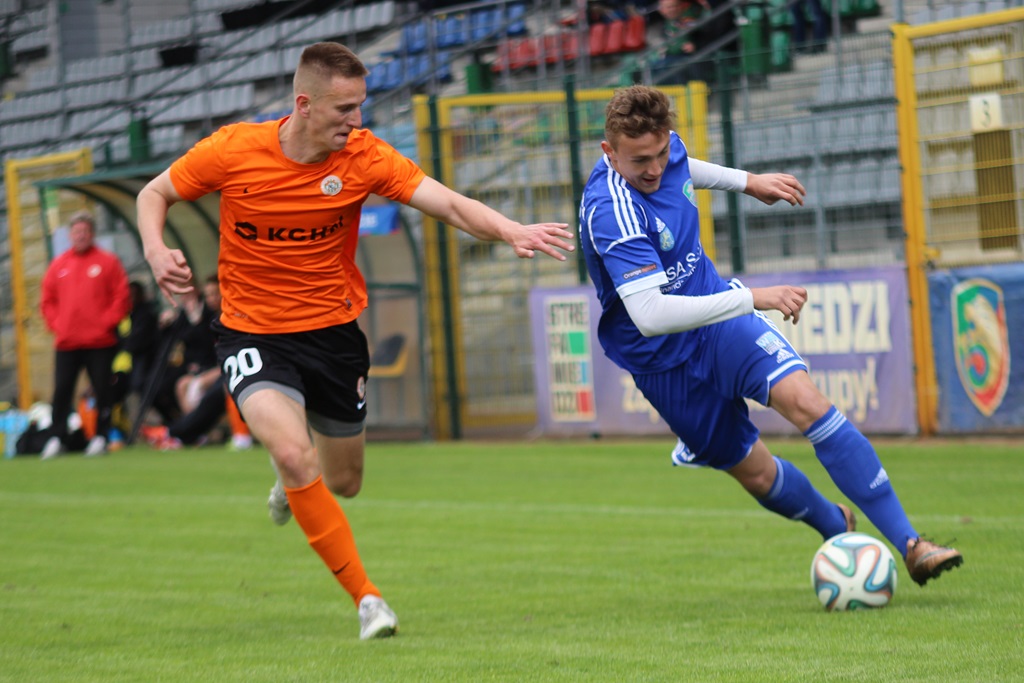 Rezerwy Zagłębia wygrały z rezerwami Miedzi Legnica