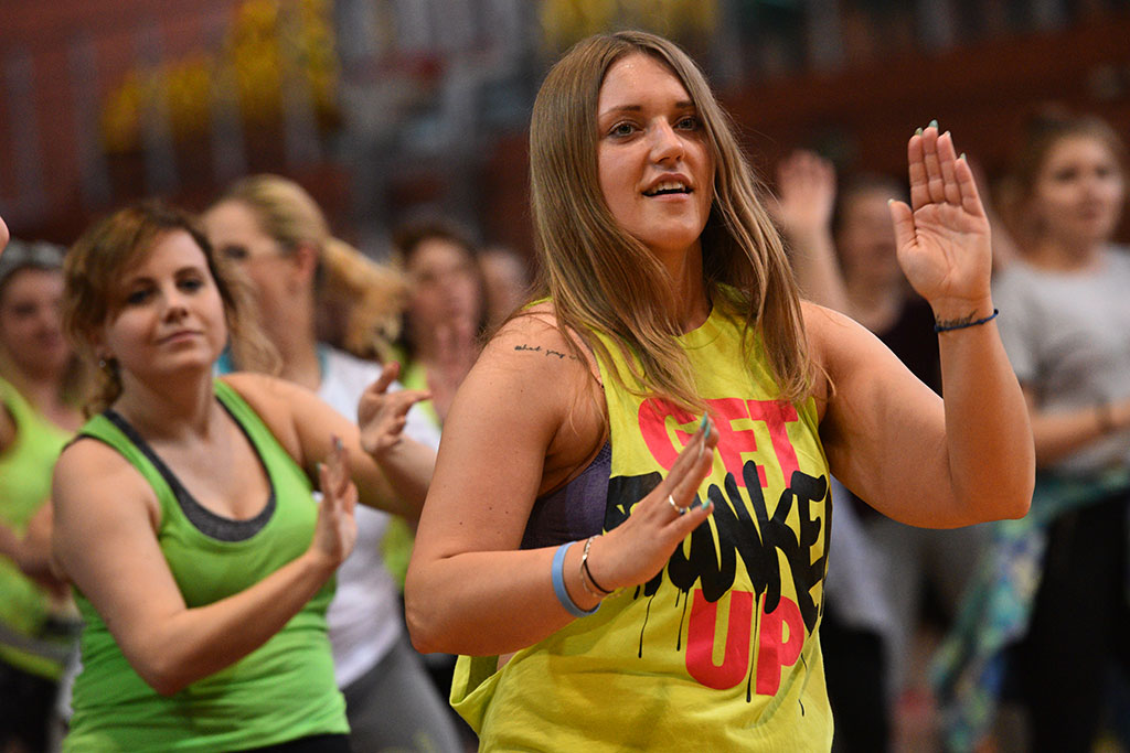 Kilkaset osób zatańczyło zumbę w maratonie charytatywnym