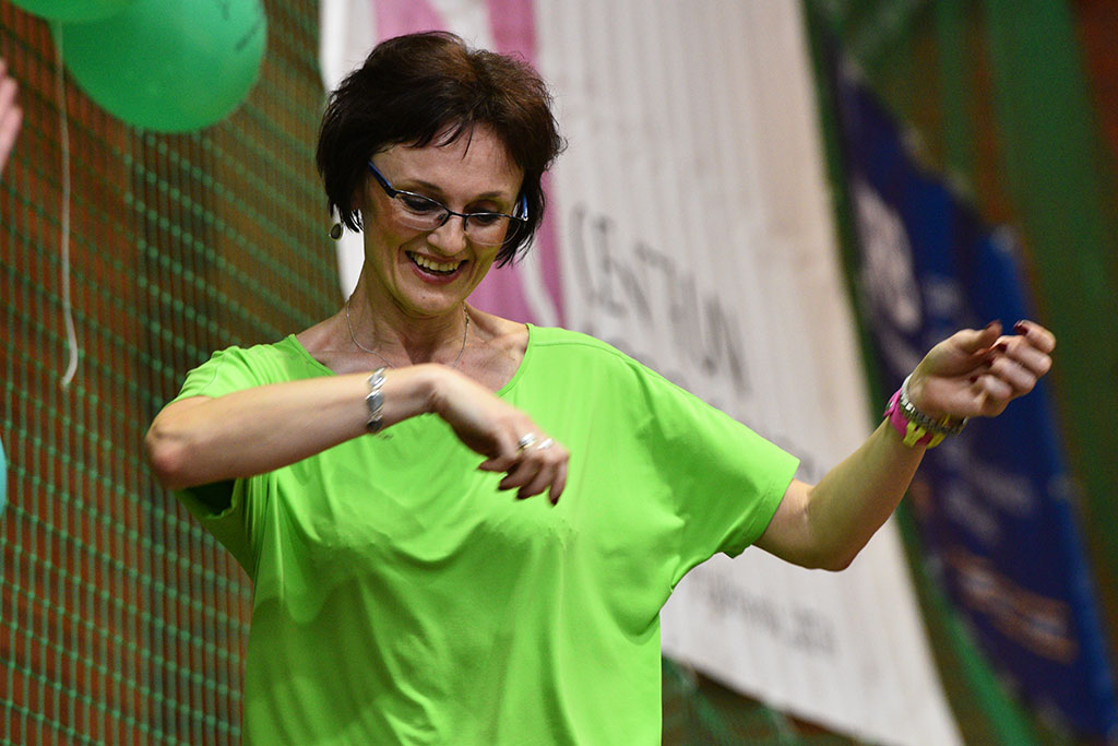 Kilkaset osób zatańczyło zumbę w maratonie charytatywnym