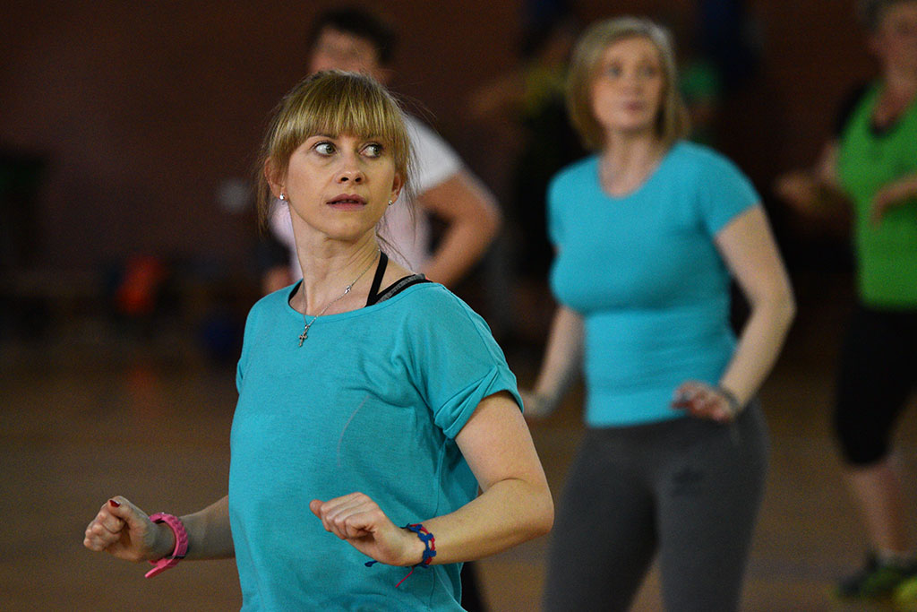 Kilkaset osób zatańczyło zumbę w maratonie charytatywnym