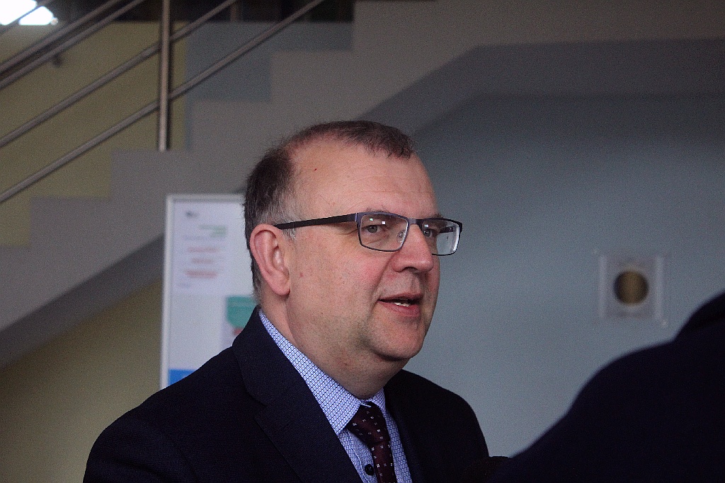Europoseł Kazimierz Michał Ujazdowski na legnickiej PWSZ