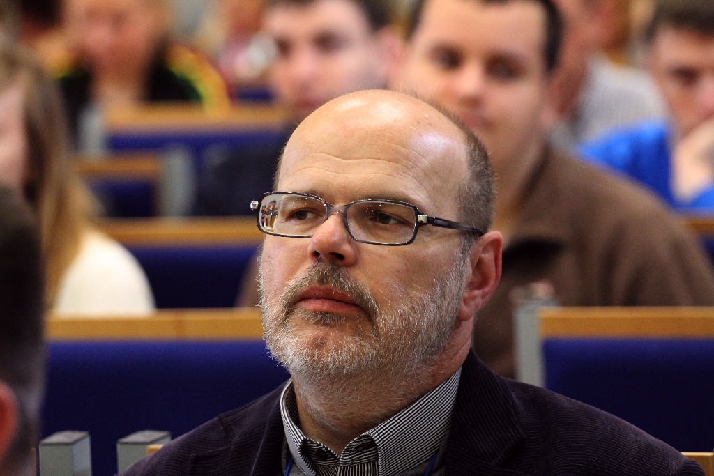 Europoseł Kazimierz Michał Ujazdowski na legnickiej PWSZ