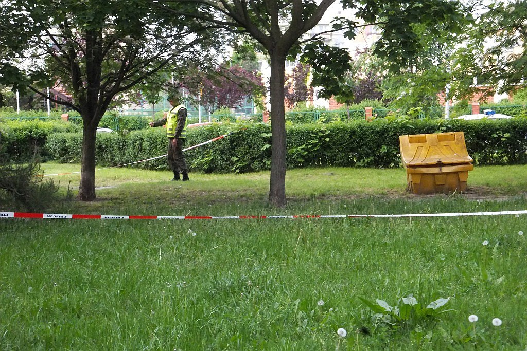 Saperzy z Głogowa zabezpieczyli i zabrali niewypał z Piekar