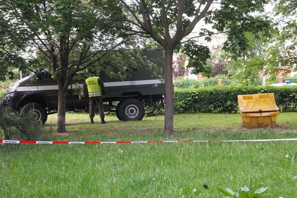 Saperzy z Głogowa zabezpieczyli i zabrali niewypał z Piekar