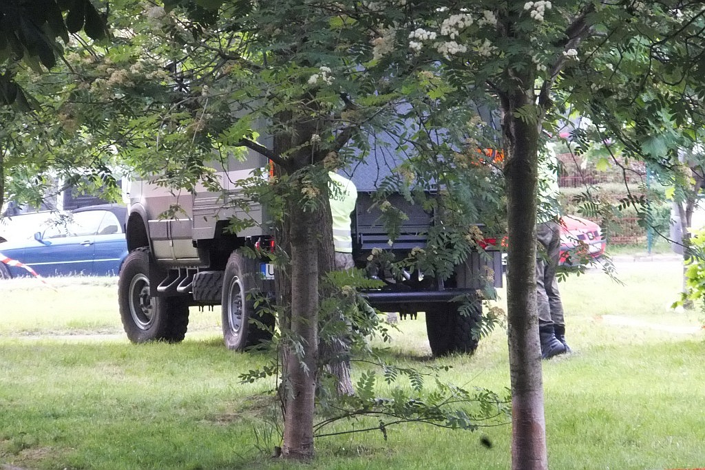 Saperzy z Głogowa zabezpieczyli i zabrali niewypał z Piekar