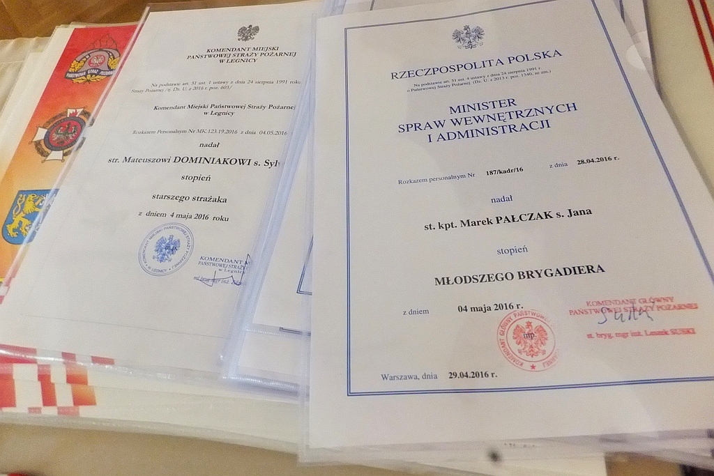 W Sali Królewskiej odbyły się uroczyste obchody Dnia Strażaka