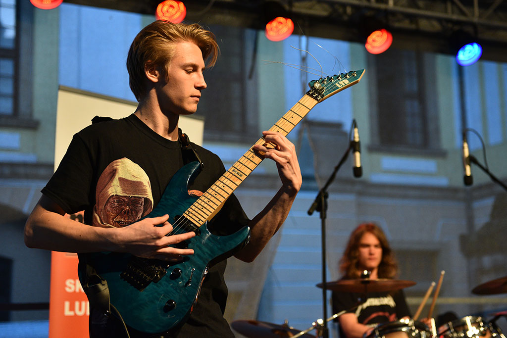 Thrash metalowa „Fobia” zagrała na dziedzińcu Akademii
