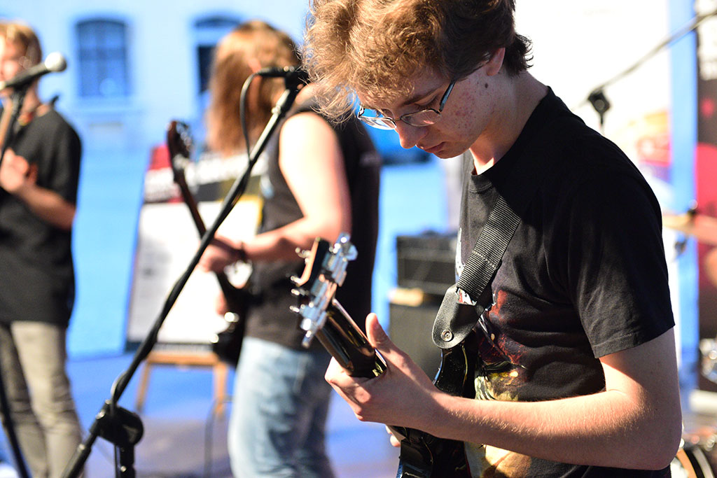 Thrash metalowa „Fobia” zagrała na dziedzińcu Akademii

