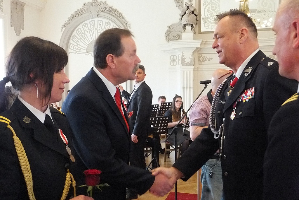 W Sali Królewskiej odbyły się uroczyste obchody Dnia Strażaka