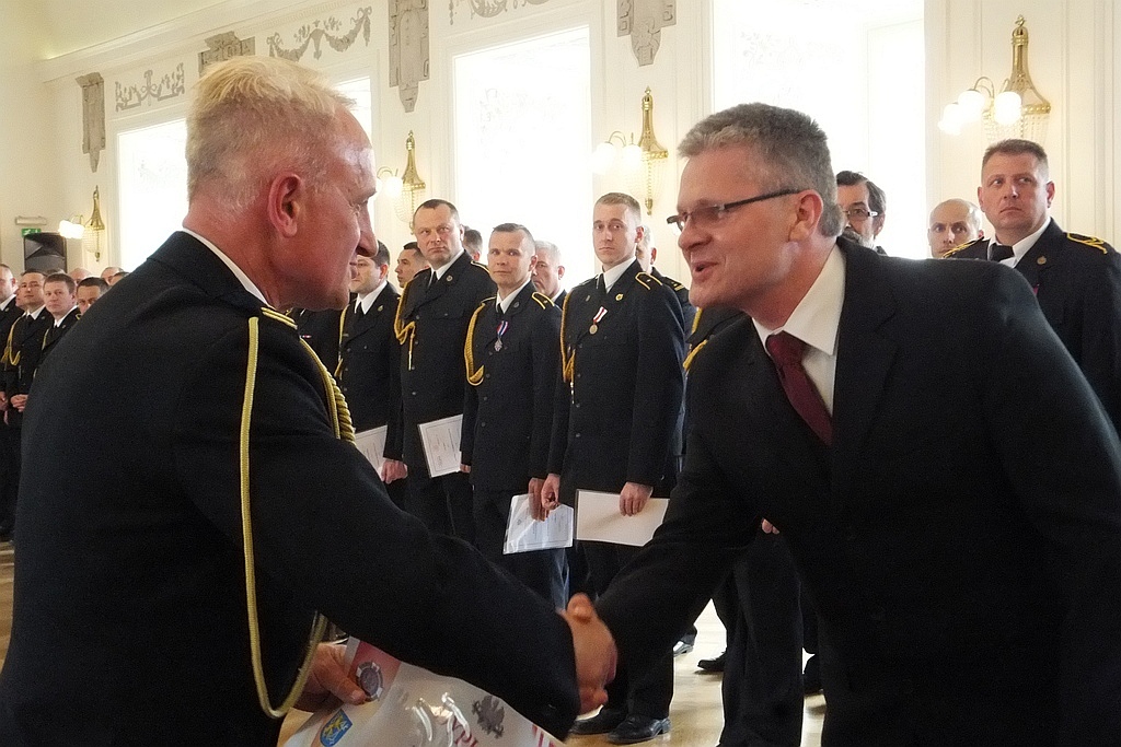 W Sali Królewskiej odbyły się uroczyste obchody Dnia Strażaka