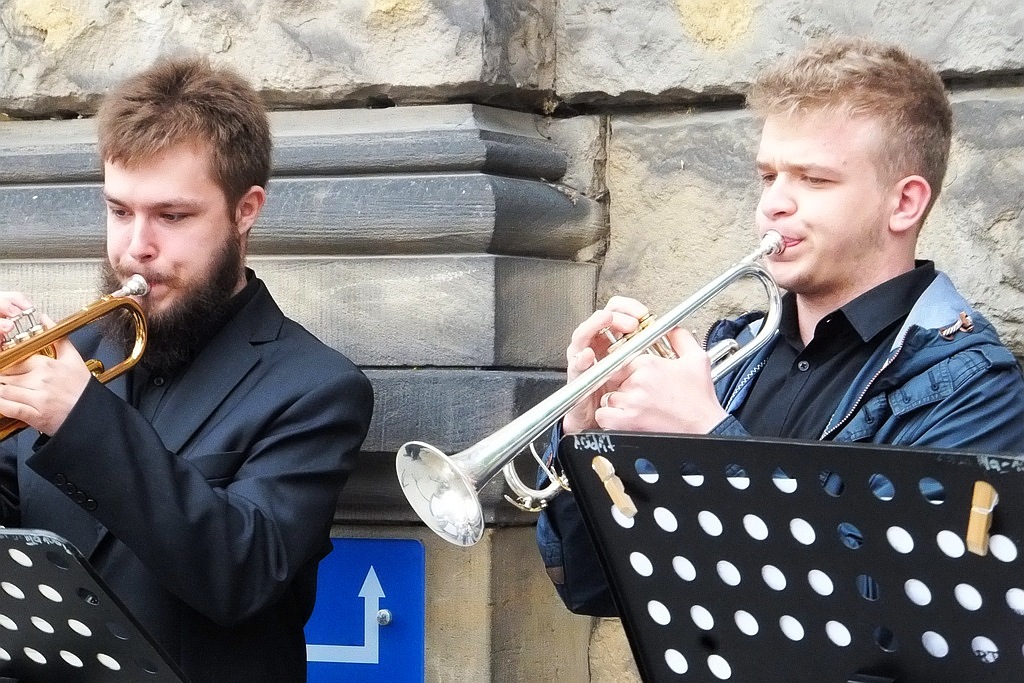 Uczniowski happening uliczny poświęcony Benjaminowi Bilsemu