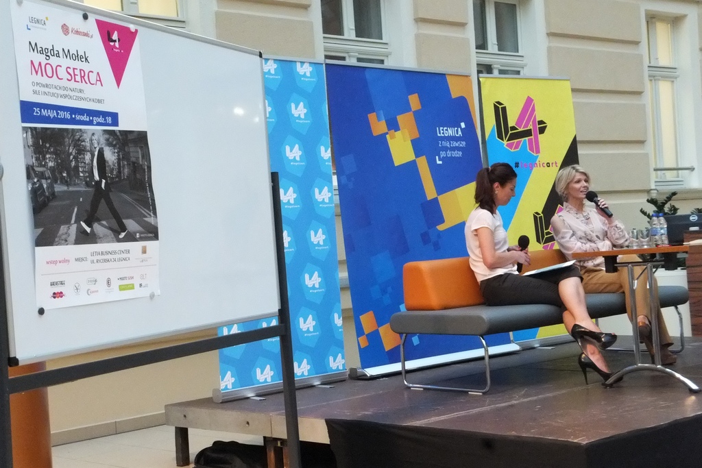 Magda Mołek była gościem legnickiego spotkania kobiet