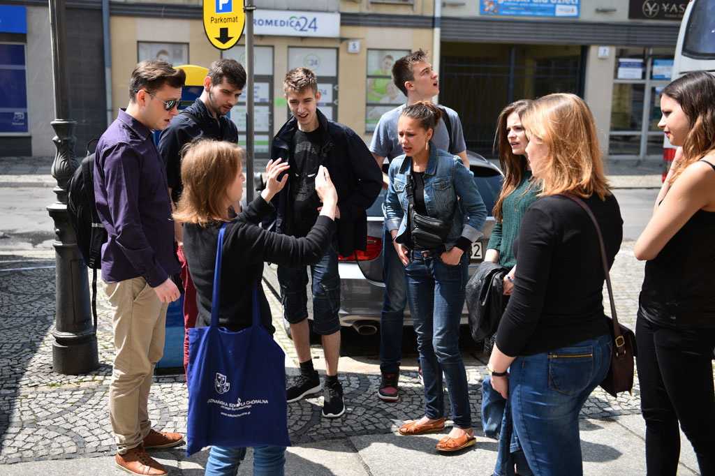 W centrum miasta i w parku śpiewali uczestnicy Legnicy Cantat 47