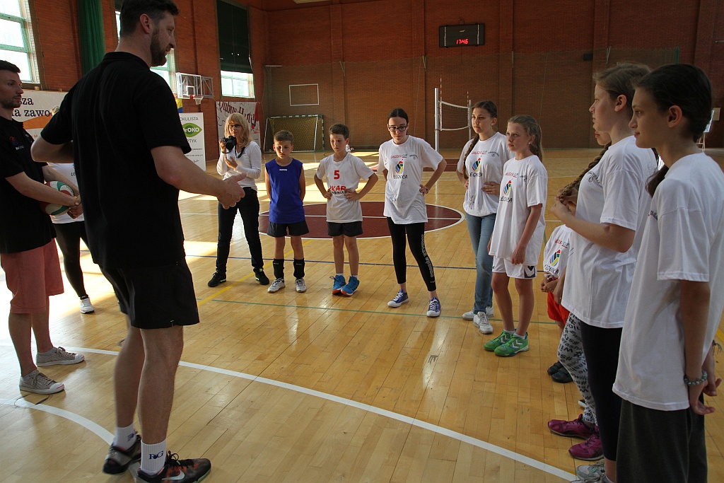Piotr Gruszka przeprowadził trening z legnicką młodzieżą