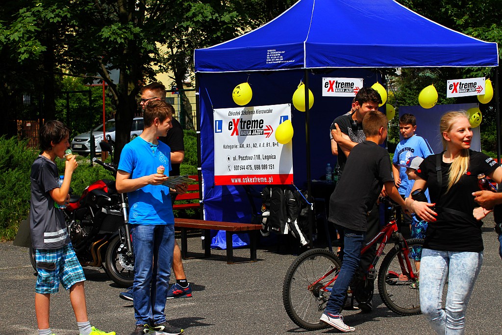 Dali się wkręcić w jednoślady. Piknik zorganizowany w ZSO nr2