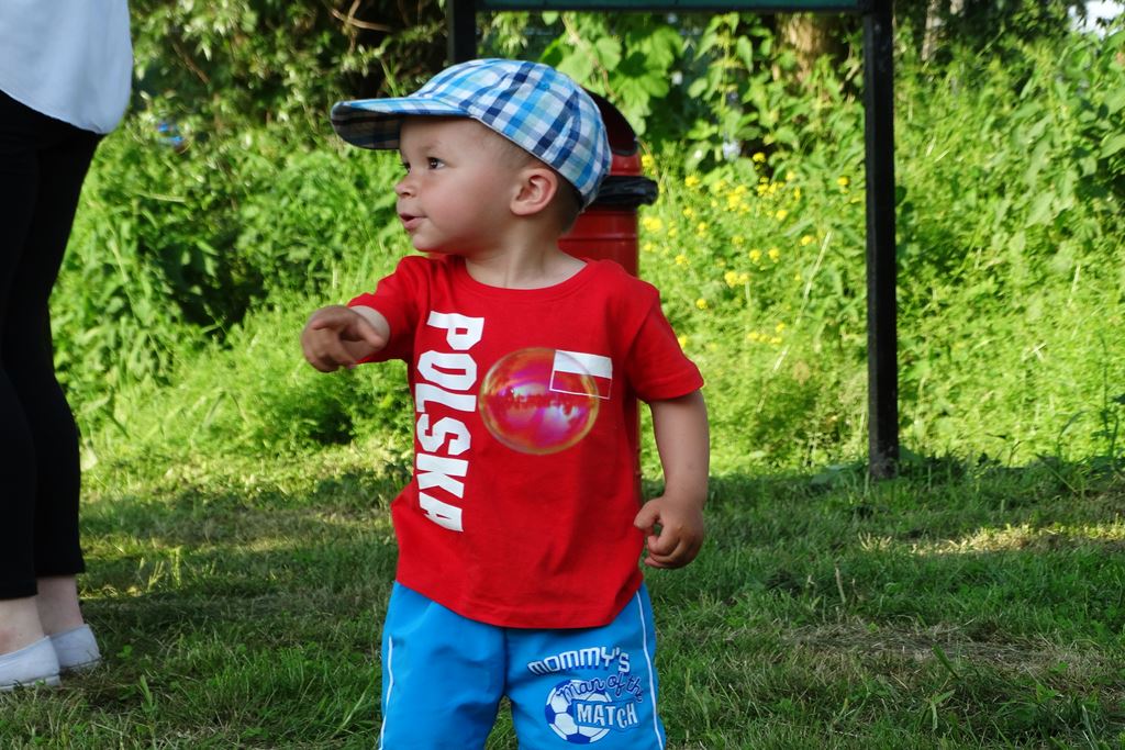Wesoło bawiły się dzieci na festynie rodzinnym w Komornikach