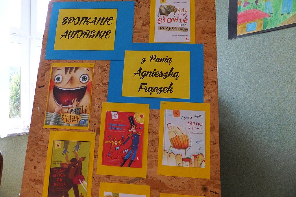 Spotkanie z Agnieszką Frączek w Zespole Szkół Integracyjnych