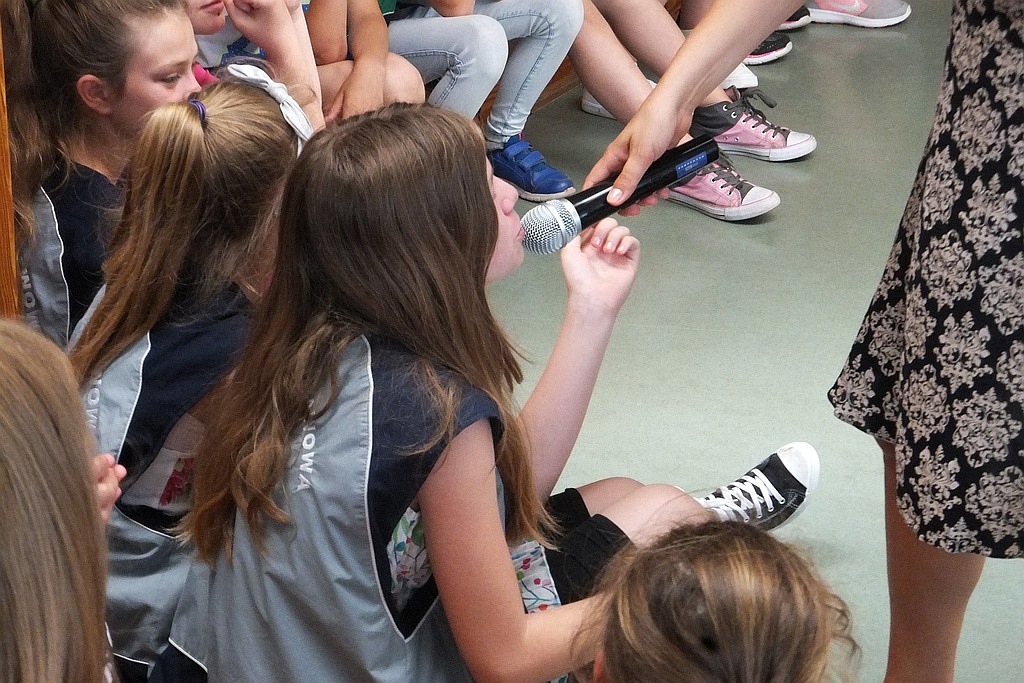 Spotkanie z Agnieszką Frączek w Zespole Szkół Integracyjnych