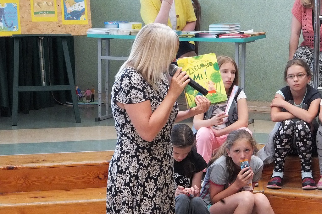 Spotkanie z Agnieszką Frączek w Zespole Szkół Integracyjnych