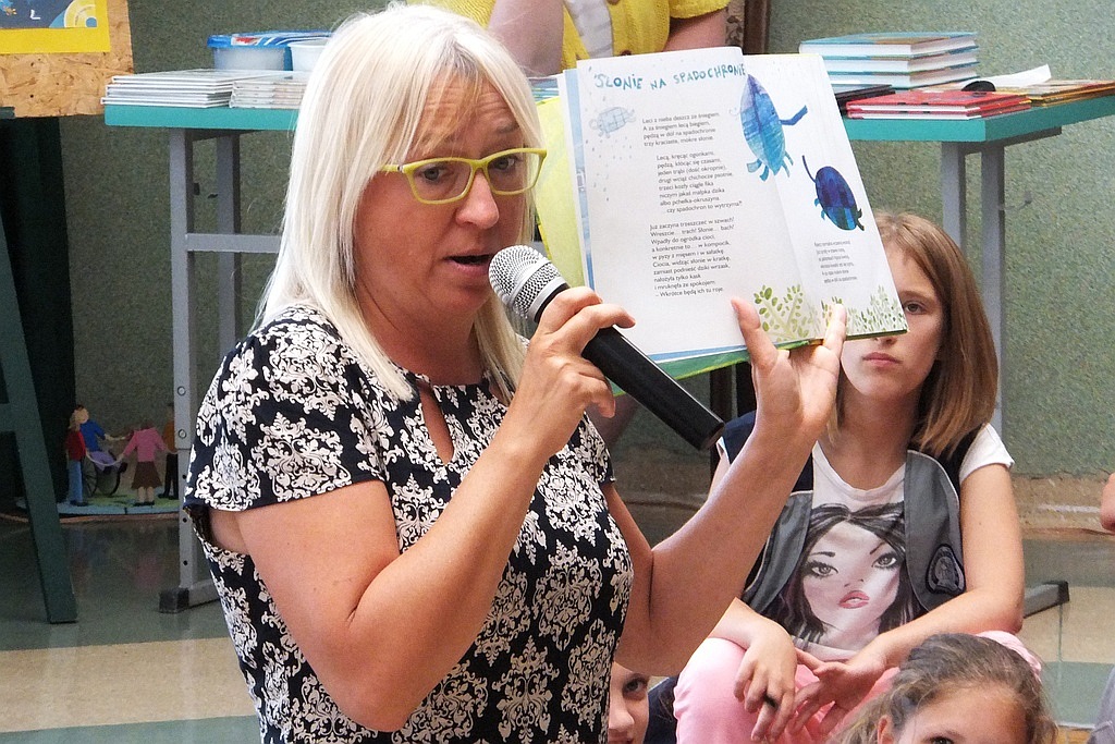 Spotkanie z Agnieszką Frączek w Zespole Szkół Integracyjnych