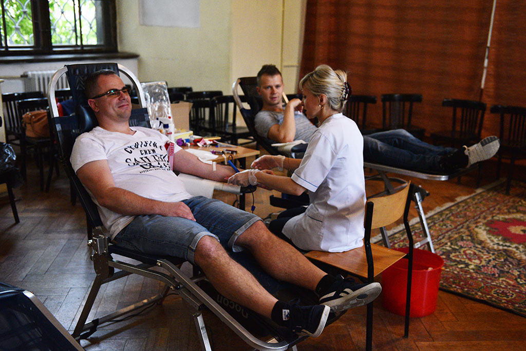 Na festynie w parafii pw. św. Jana można było oddać krew
