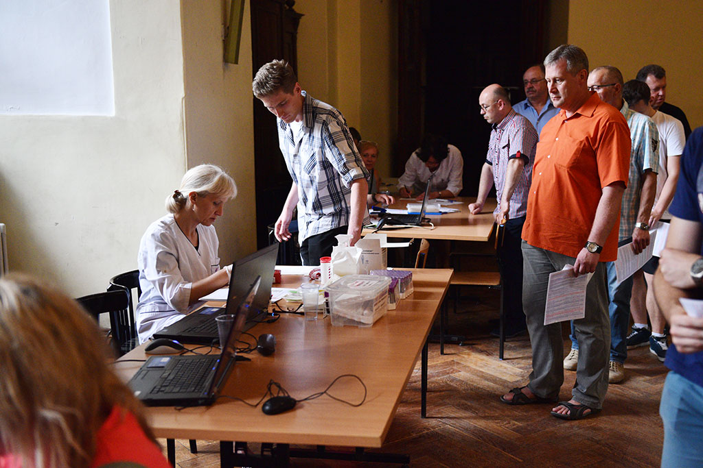 Na festynie w parafii pw. św. Jana można było oddać krew