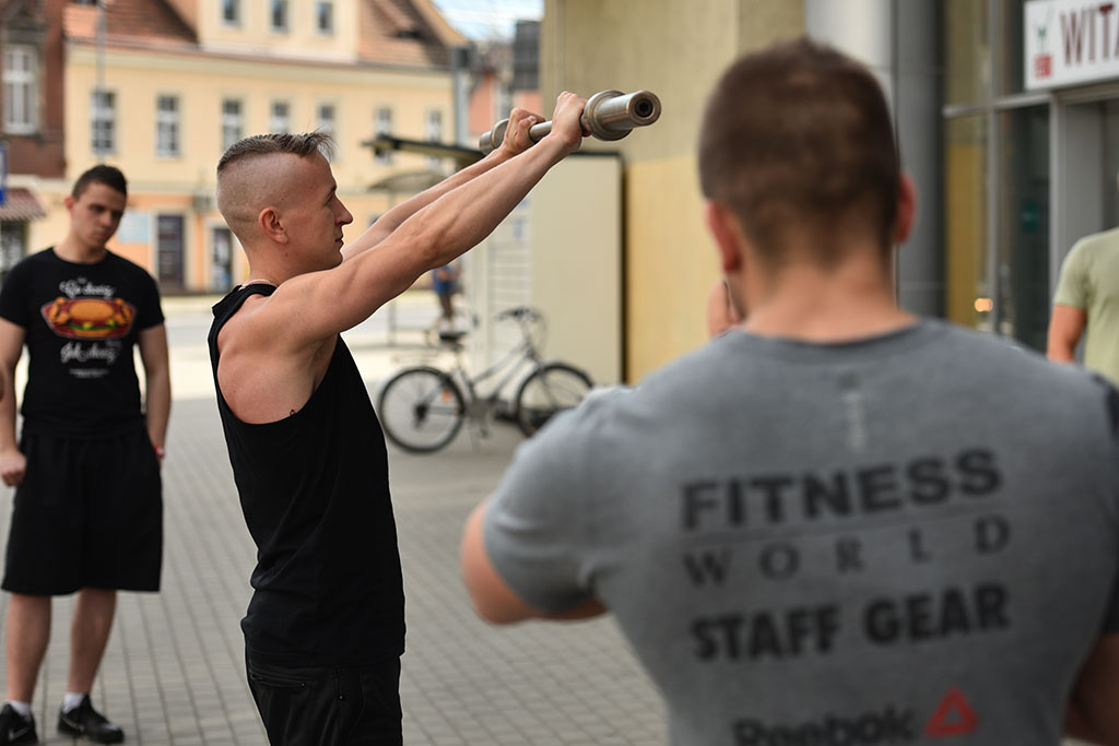 Klub Fitness World namawiał legniczan do wspólnego trenowania