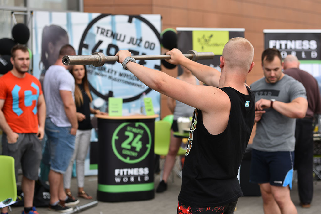 Klub Fitness World namawiał legniczan do wspólnego trenowania
